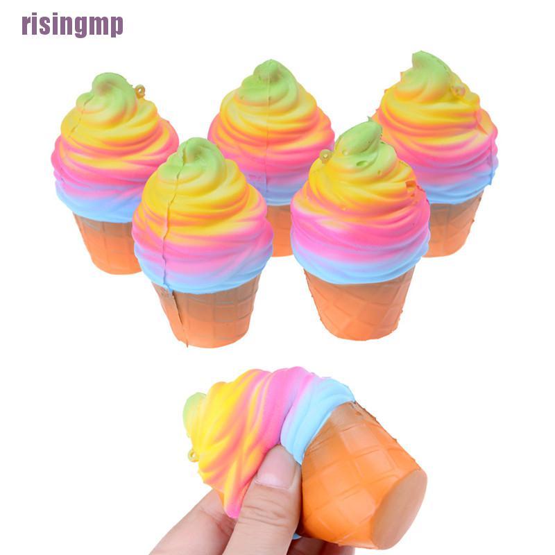 1 Đồ Chơi squishy Hình Cầu Vồng Dễ Thương Cho Bé