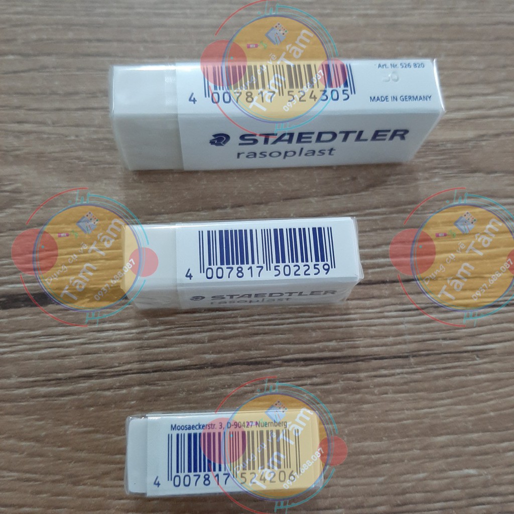 [ TÂM TÂM ]-Tẩy chì cao cấp Staedtler 526, Gôm Staedtler cao cấp 526-