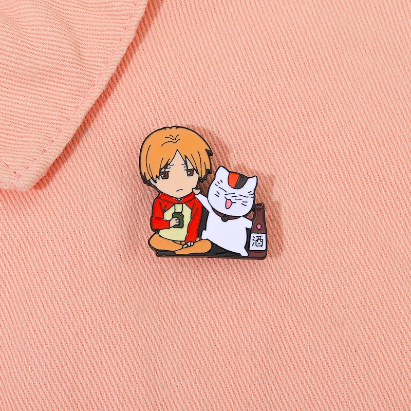 Huy Hiệu Cài Áo Hình Mèo Dễ Thương