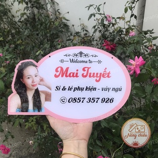 Bảng hiệu mica - Thiết kế: đa dạng, nhiều mẫu mã theo yêu cầu ☘Quà Tặng Nắng Chiều☘