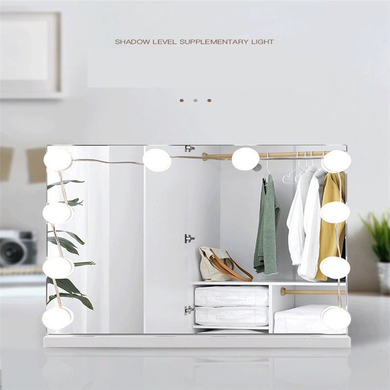 Đèn LED Licer gắn gương trang điểm có 3 màu và 9 cấp độ