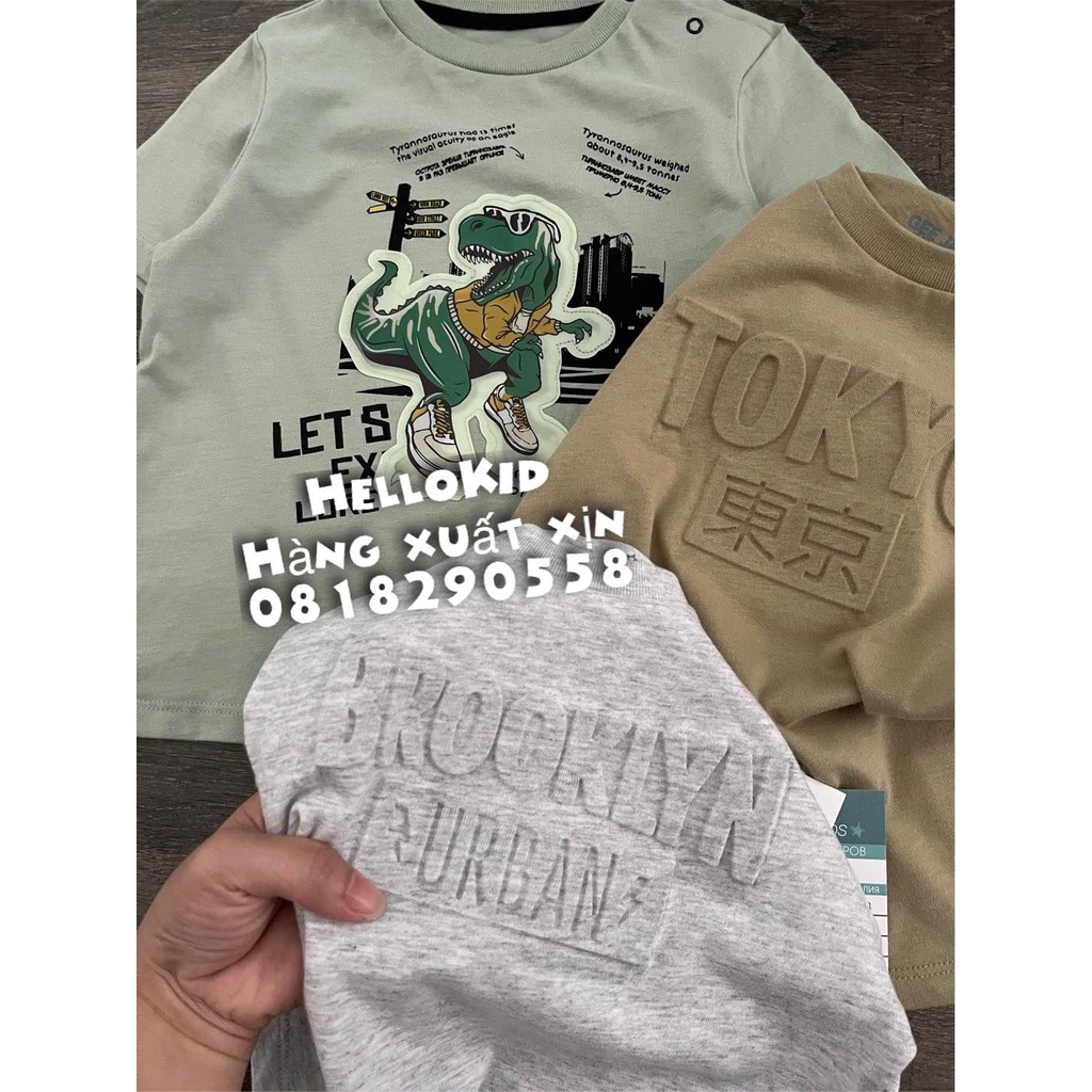 A458 - Áo thun hình nổi cho bé