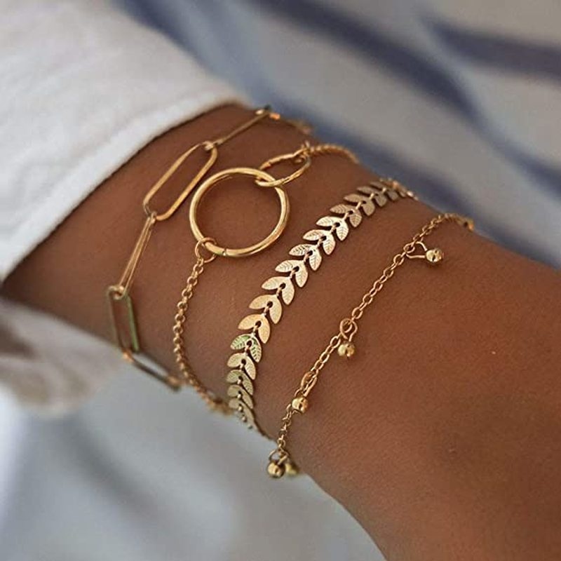 Vòng tay nhiều lớp phong cách bohemian cổ điển thời trang cho nữ