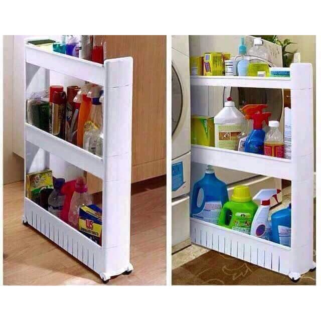 Kệ 3 tầng ,có bánh xe