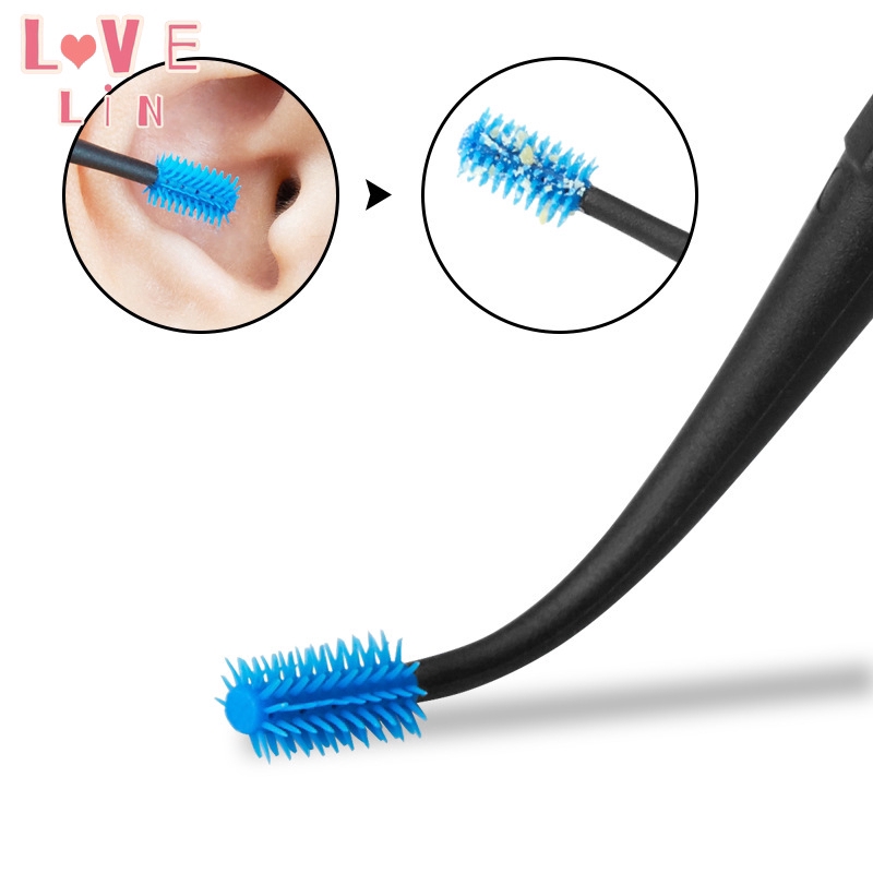 Dụng Cụ Lấy Ráy Tai Đầu Xoắn 360 Độ Mềm Mại Chất Lượng Cao