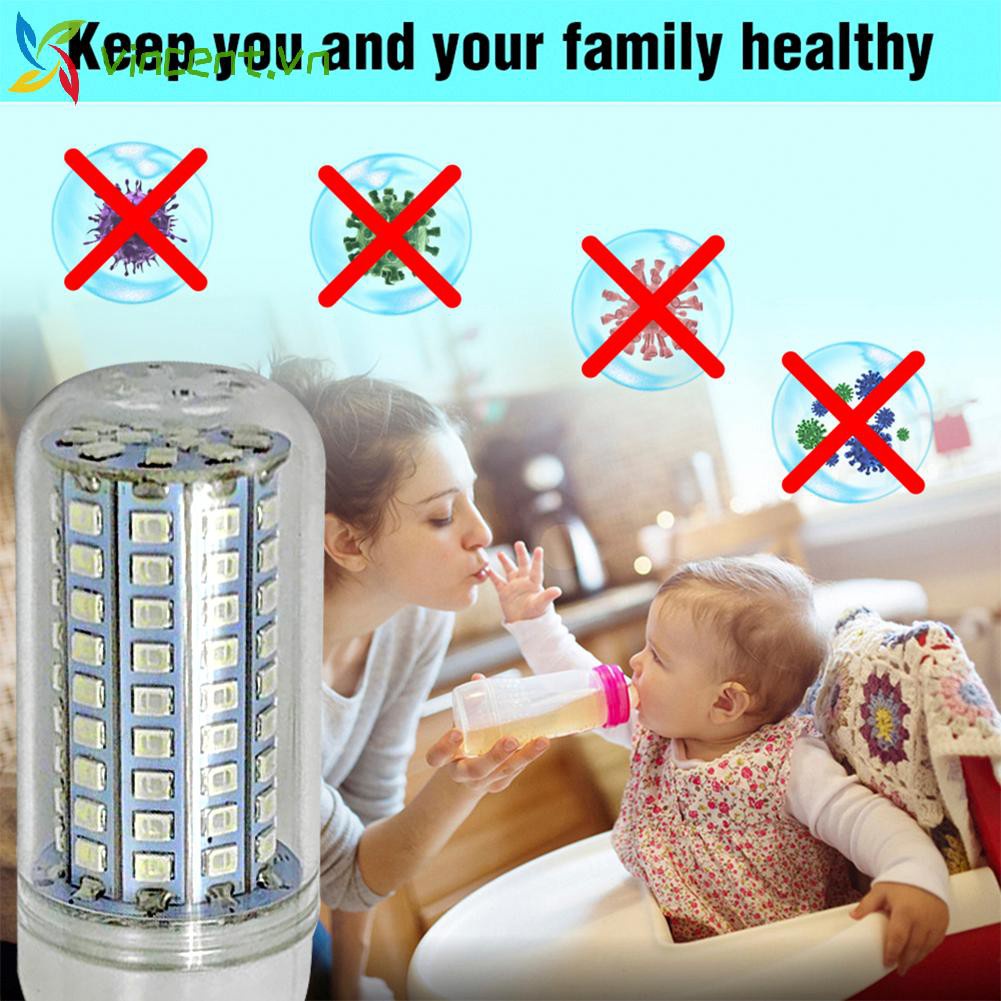 Đèn LED diệt khuẩn bằng tia cực tím UV E27 10W