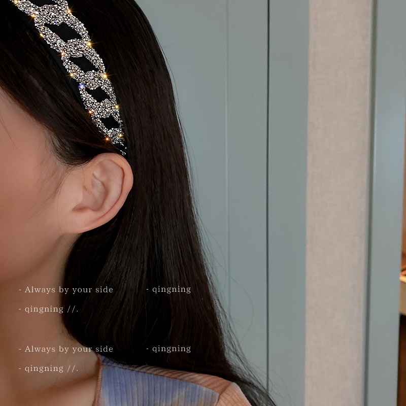 DREJEW Cài tóc họa tiết kim cương đơn giản thời trang