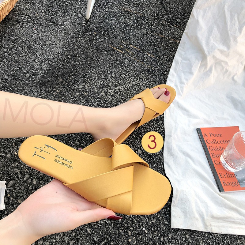⚡️XẢ/cái một/Sẵn/Full hộp⚡️Dép lụa cao cấp êm chân cực sang chảnh masha2019