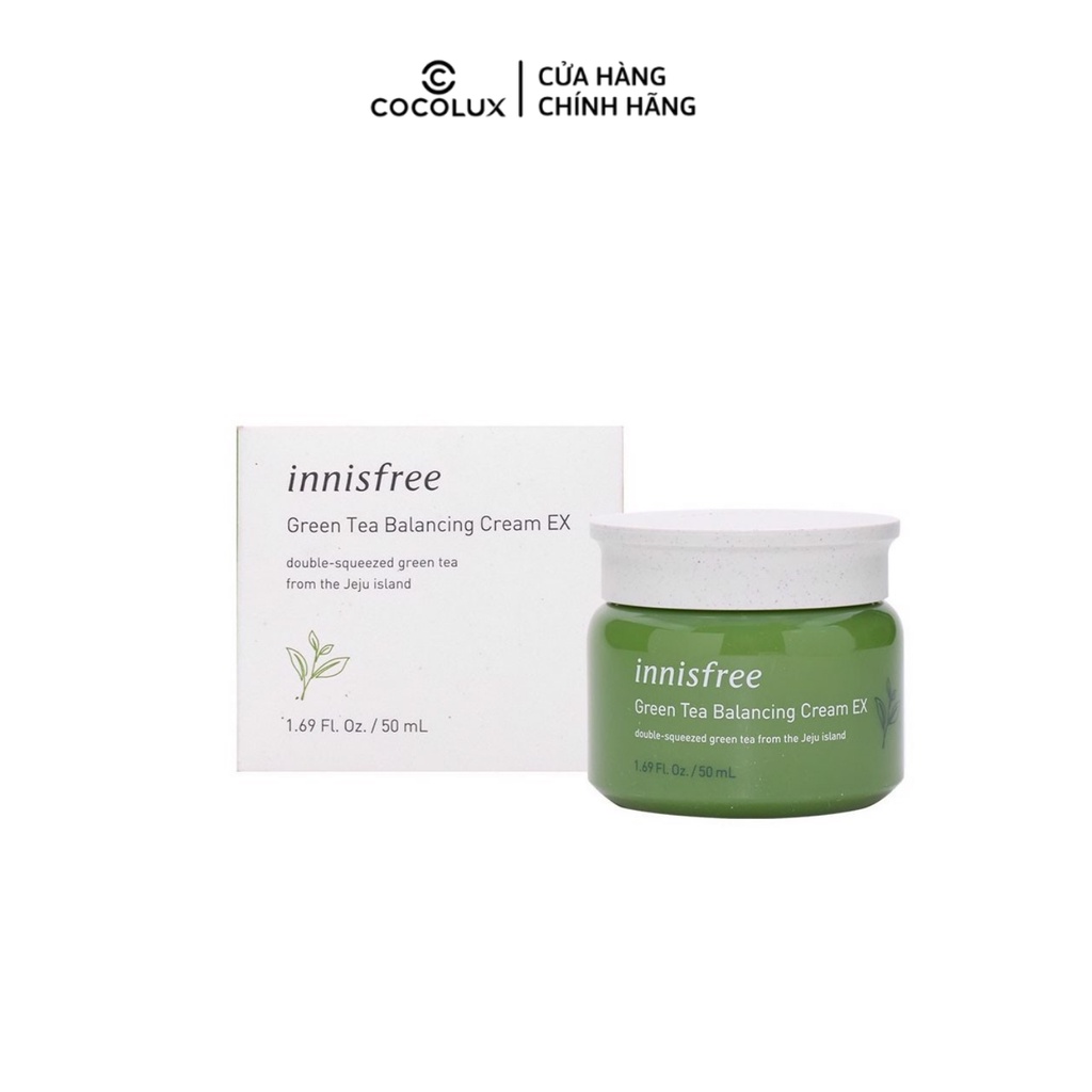 [CoCoLux] Kem Dưỡng Da Trà Xanh Innisfree Green Tea Balancing Cream EX