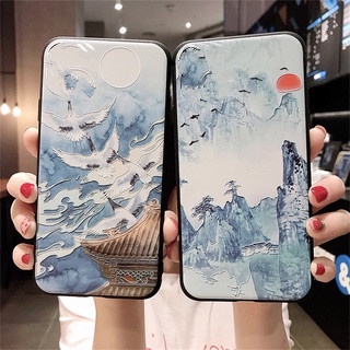 Ốp điện thoại silicone mềm cho Samsung Galaxy A13 A23 A33 A53 5G A03 Note 8 9 10 20 10 Plus 10 Lite C9 J2 J3 J5 J7 Pro J2 J5 J7 Prime J8 J4 J6 Plus 2018 Tranh phong cảnh trung quốc