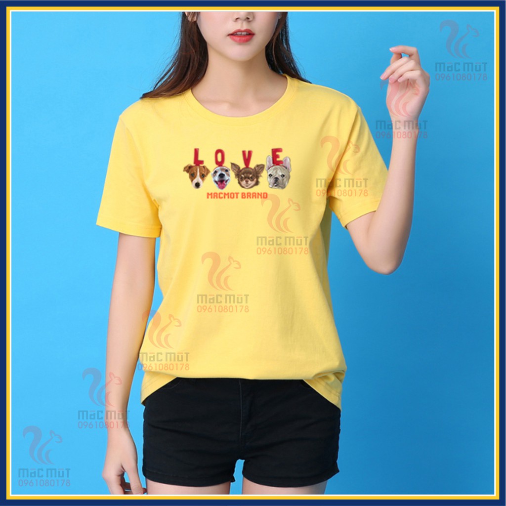 AP86 - Áo thun nữ cotton thời trang dễ thương, làm đồ đi chơi, đồ mặc nhà, đồ đi ngủ. Áo phong tay ngắn mùa hè. Macmot