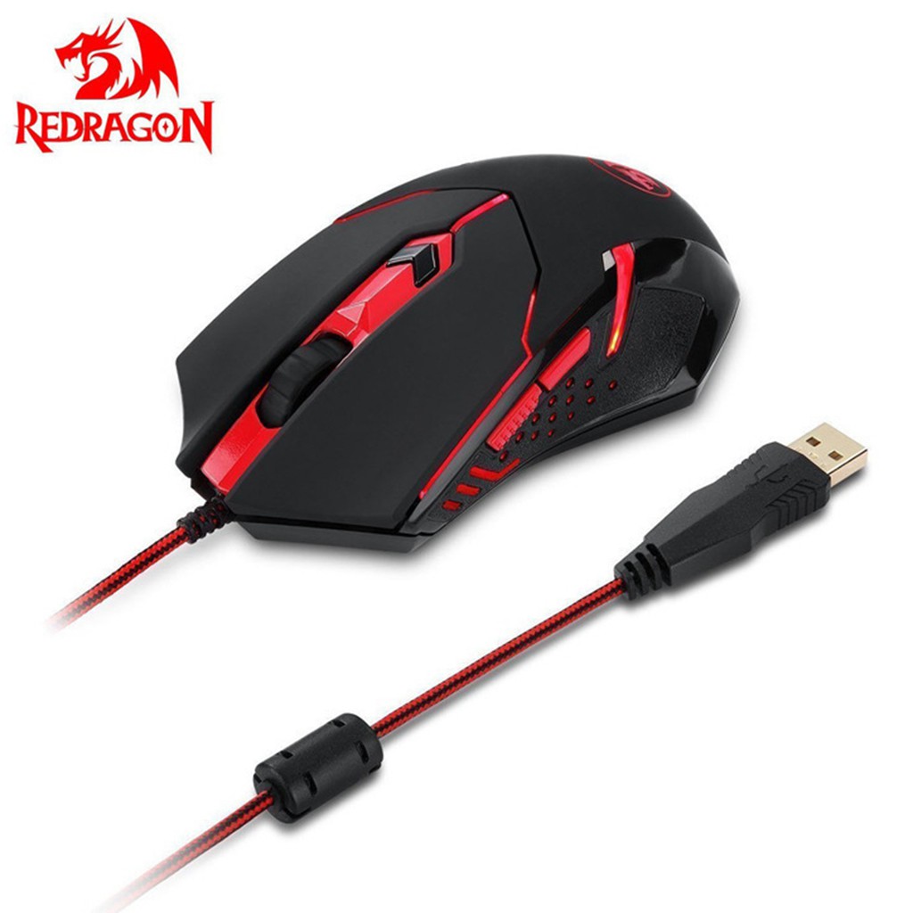 Chuột Chơi Game Redragon M601 Xoay 3200 Dpi