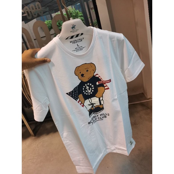 Áo polo Tay Ngắn In Hình Gấu Ralph Allen Thời Trang Cho Nam Và Nữ