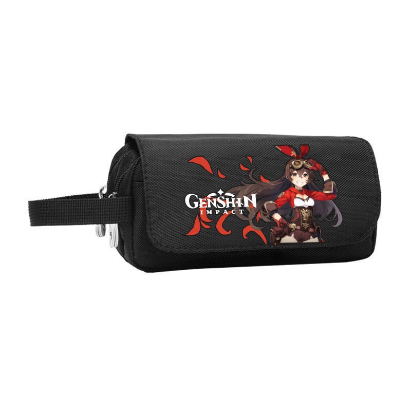 Genshin impact Túi Đựng Bút Chì Sức Chứa Lớn Tiện Dụng Cho Học Sinh Trung Học PDZG