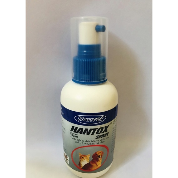 Lọ xịt ve rận chó mèo.