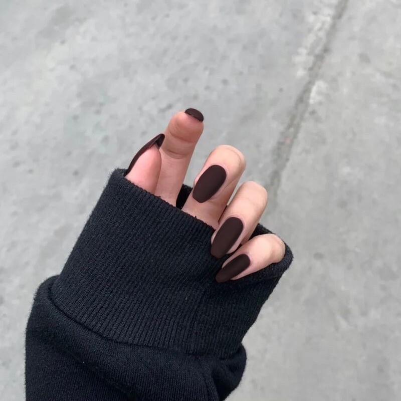 Bộ 24 móng giả D030 dáng móng dài ( Tặng kèm keo và dũa )