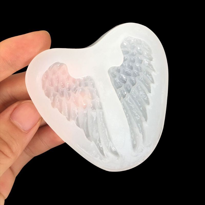 Khuôn Silicone Làm Mặt Dây Chuyền Hình Đôi Cánh Ác Quỷ