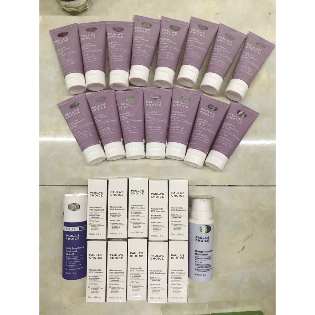 Kem dưỡng toàn thân đều màu da chứa 10% AHA Paula's Choice Skin Revealing Body Lotion & RESIST WEIGHTLESS BODY TREATMENT | BigBuy360 - bigbuy360.vn