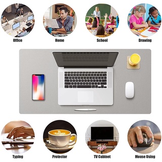 Aresko PU Leather Mouse Pad Waterproof Large Size For Computer Desktop Pad