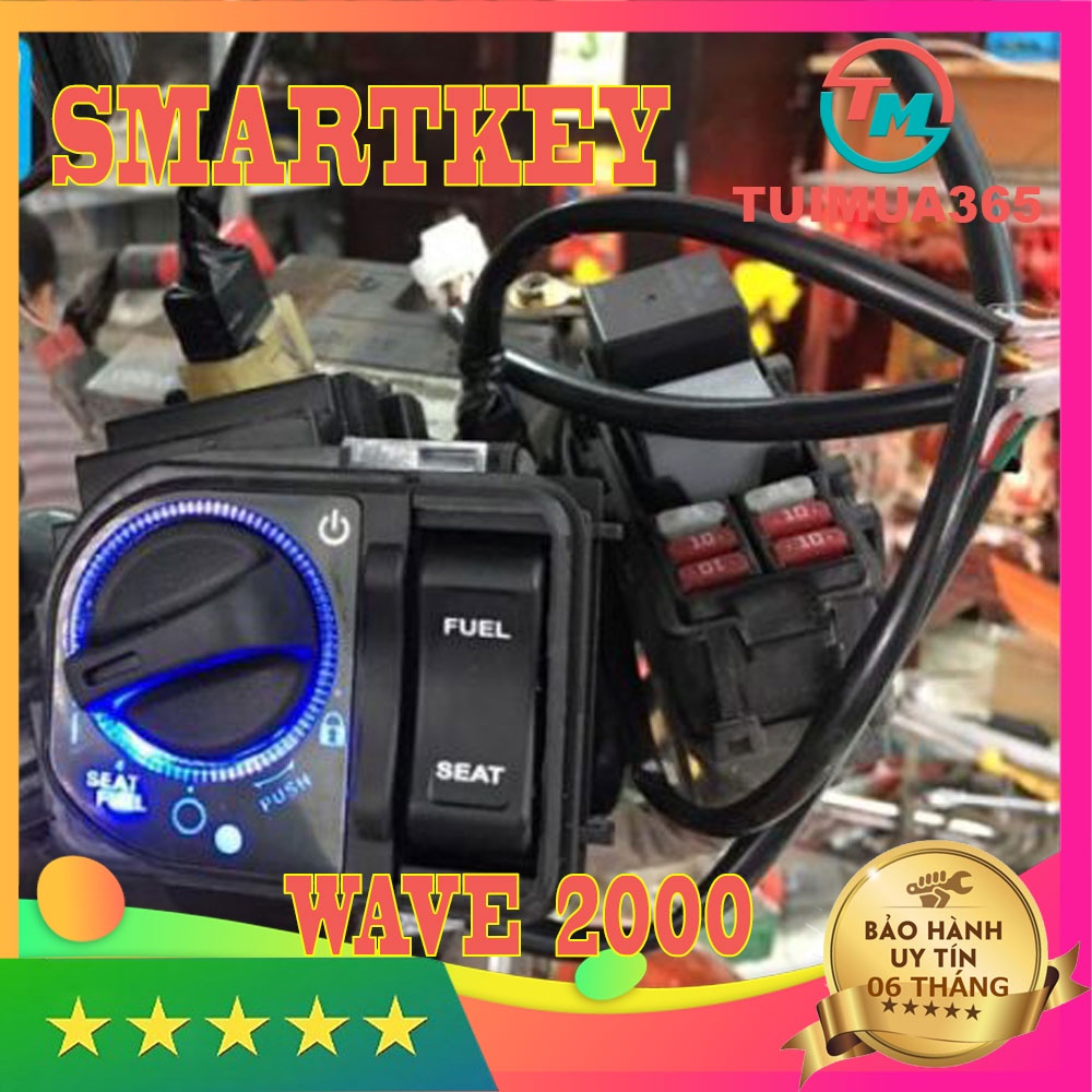 TRỌN BỘ KHOÁ SMARTKEY XE HONDA WAVE 2000