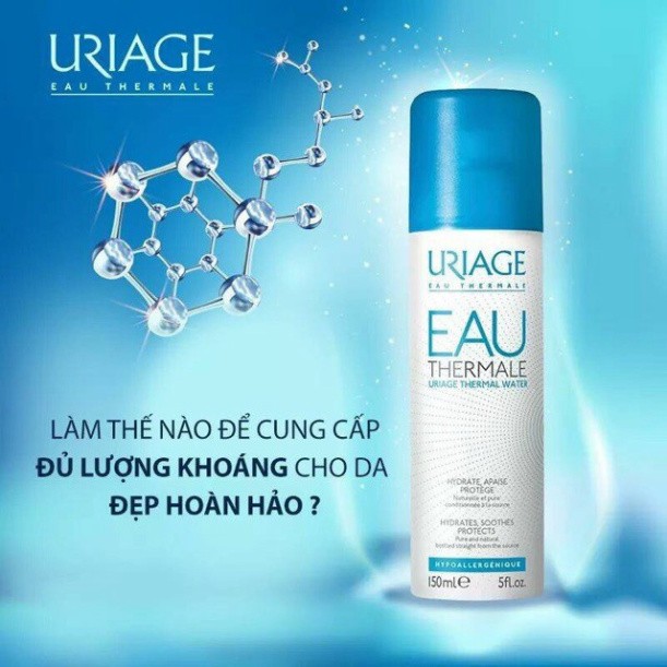 [CHÍNH HÃNG] Uriage Xịt Khoáng Dưỡng Ẩm &amp; Cân Bằng Da Eau Thermale Water