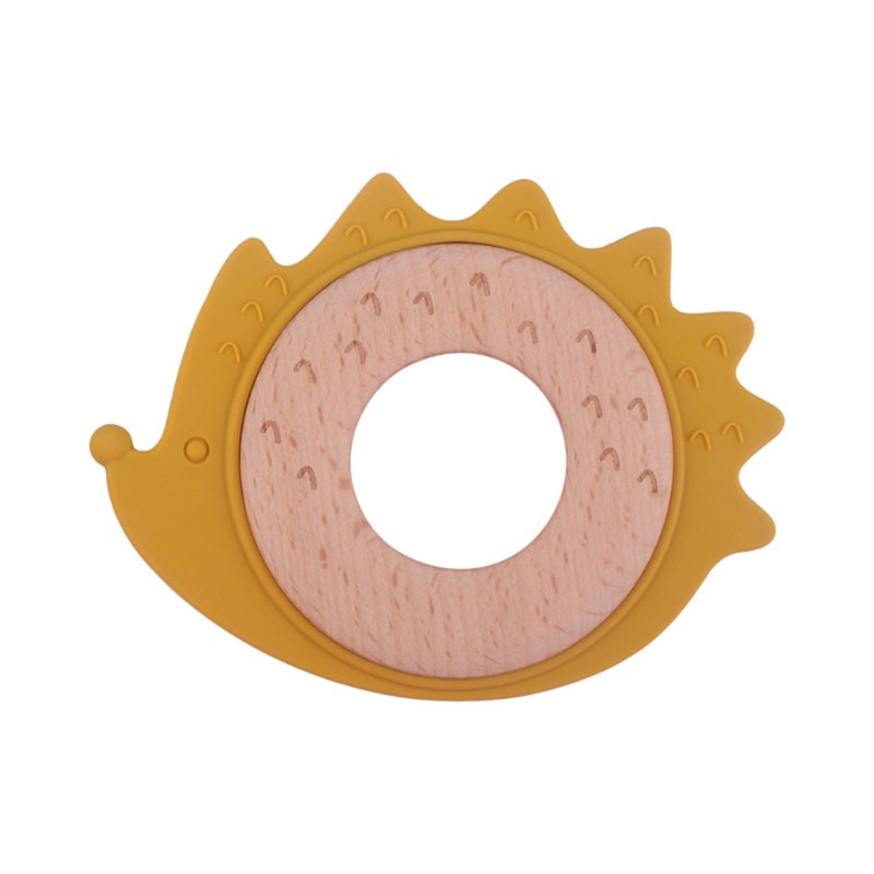 Đồ Chơi Ngậm Nướu Hình Chú Nhím Hoạt Hình Bằng Silicon Cho Bé