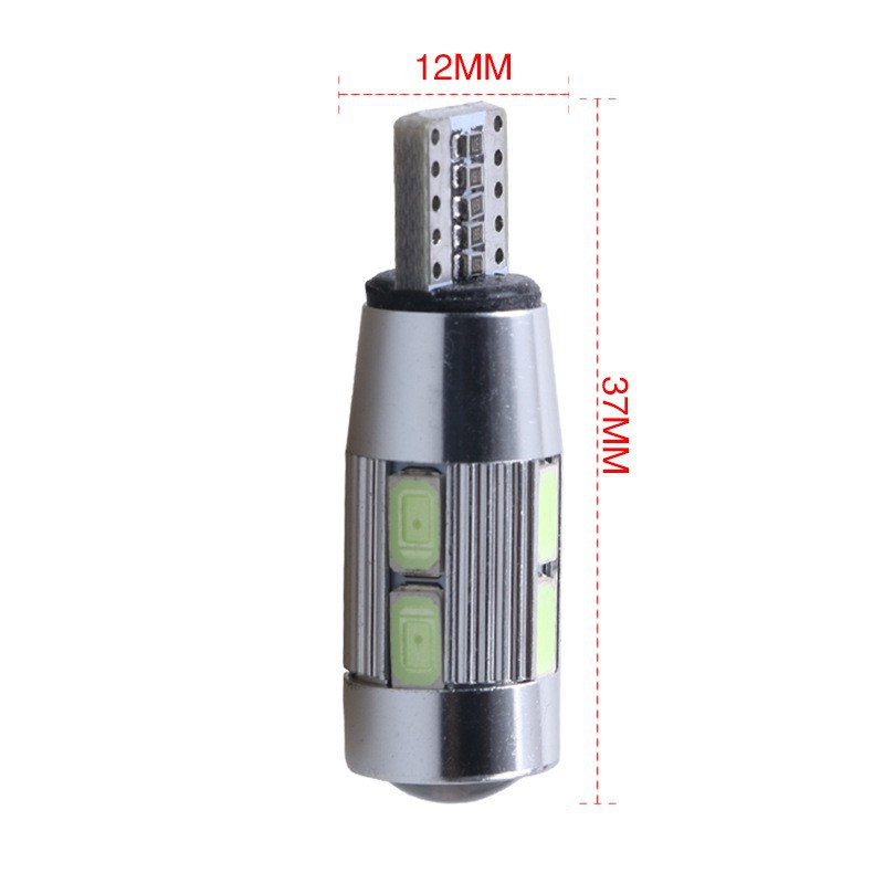 Bóng LED T10 10 chip smd tiện dụng cho đèn xi nhan đèn demi xe máy ô tô