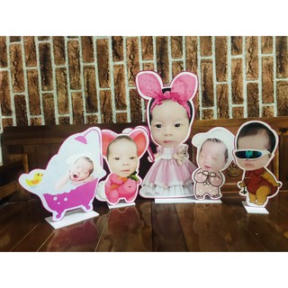 Chibi sinh nhật ghép mặt bé cao 30cm
