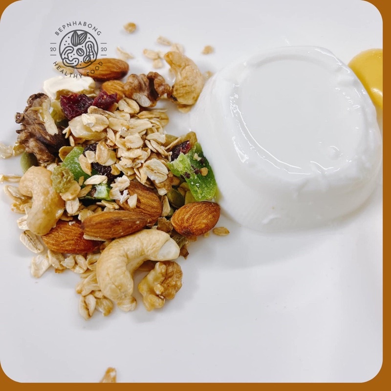 500gr, Hạt dinh dưỡng Granola Siêu hạt mix dành cho người ăn kiêng, bà bầu, người cao tuổi, dân tập Gym, Bếp nhà Bống