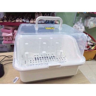 Khay úp bình sữa có nắp