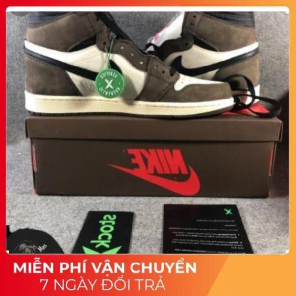 Xa Free NEW- Chất -  Giày Bóng Rổ AJ1 Travi.Scott (Ảnh Thật) Tốt Nhất . RẺ VÔ ĐỊCH XCv " * ' ? * | BigBuy360 - bigbuy360.vn