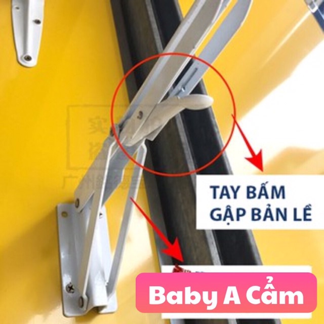 Bản lề gập thông minh sắt sơn tĩnh điện ( bộ 2 chiếc )