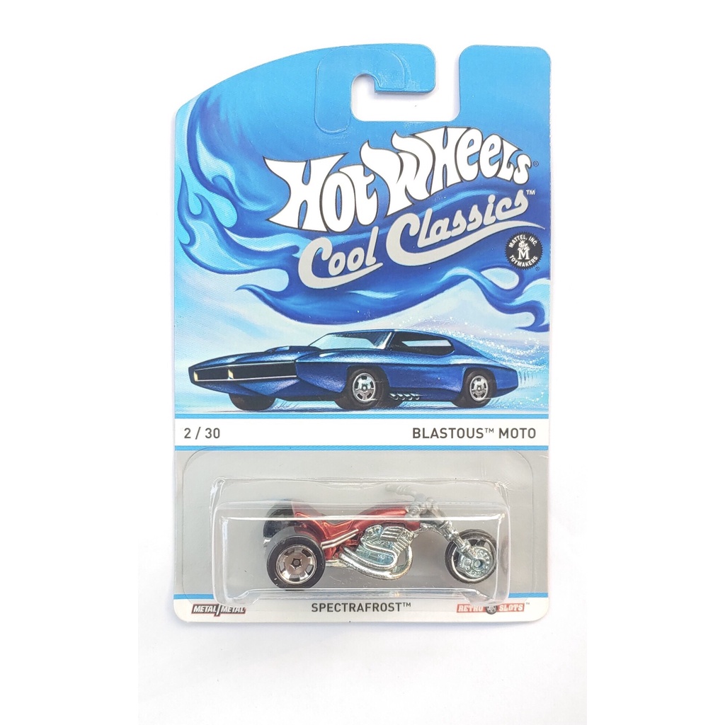 Xe mô hình tỉ lệ 1:64 Hot Wheels T-6 Cool Classics Blastous Moto ( đỏ )