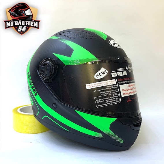 Mũ bảo hiểm Fullface ASIA M136 chính hãng - bảo hành 12 tháng-SIZE XL fom nhỏ nên phù hợp người vòng đầu vừa và hơi to