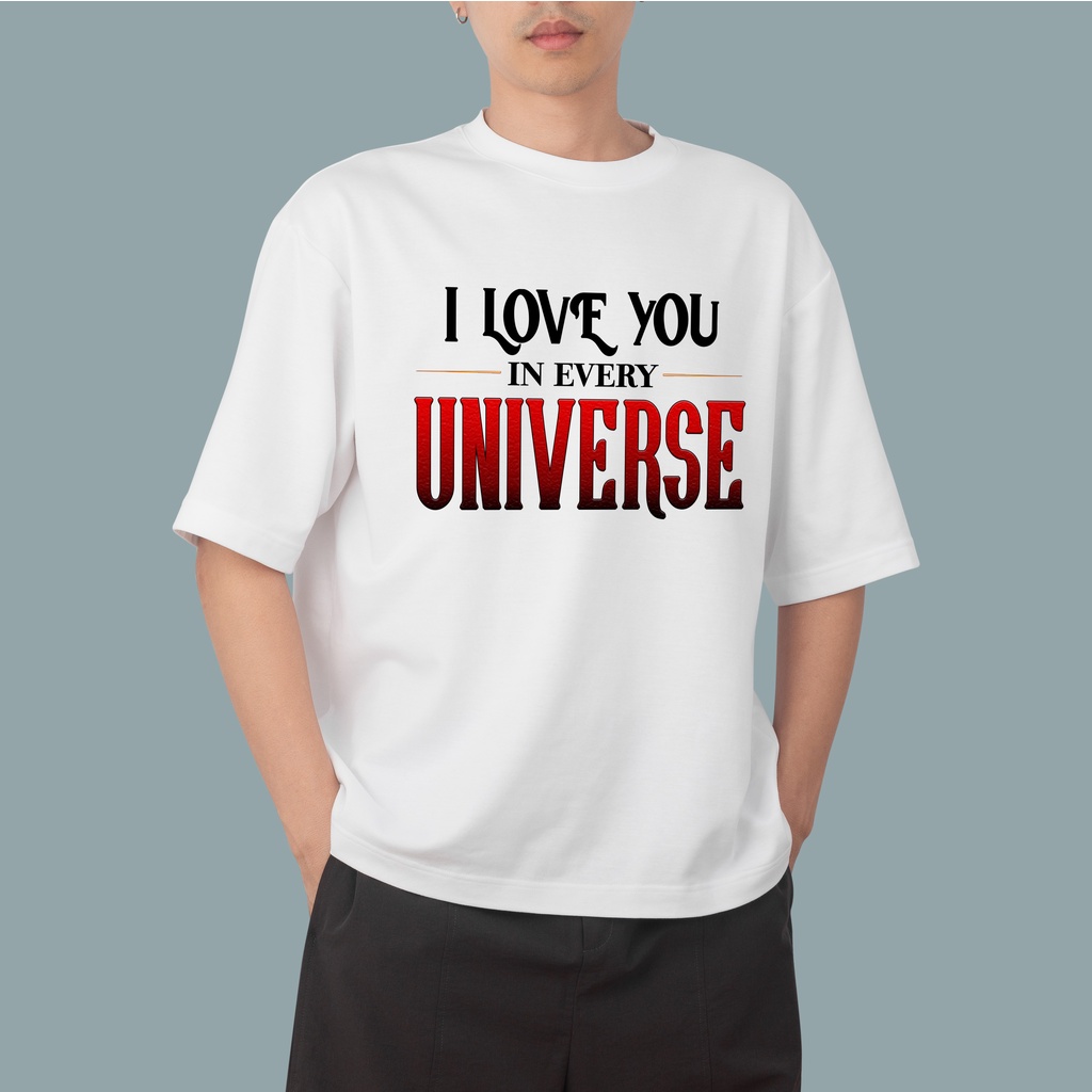 Áo Thun Tay Lỡ Nam Nữ Unisex Goddamn Store Doctor Strange I Love You In Every Universe Freesize