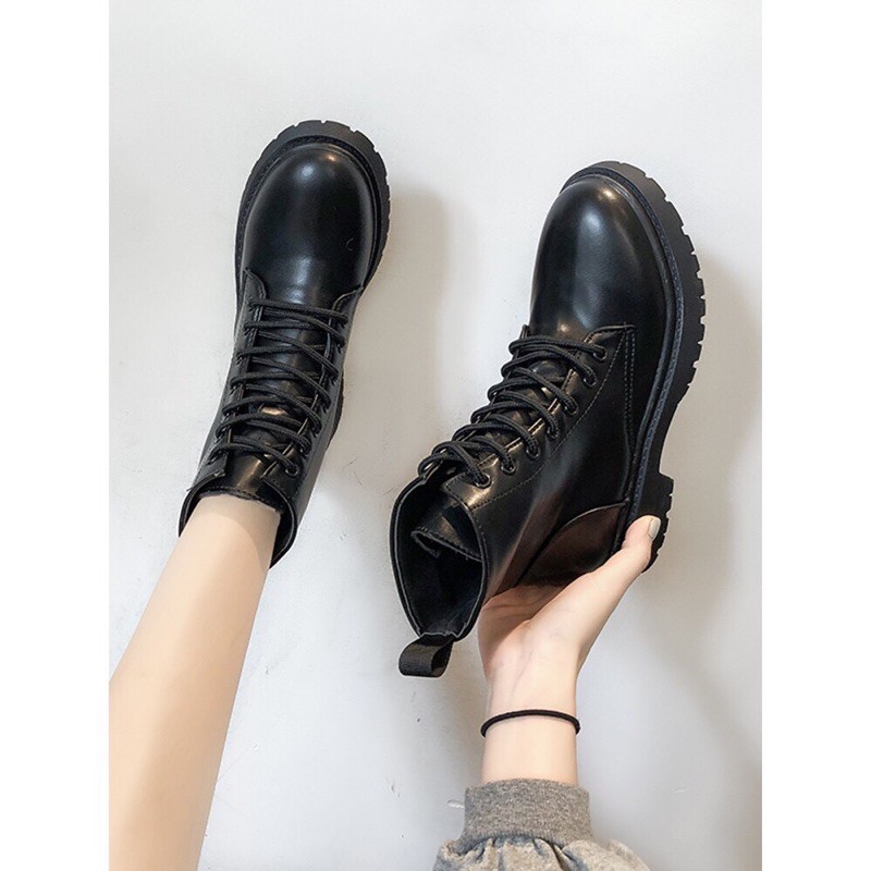 Giày boot chiến binh cao cổ buộc dây (kèm ảnh thật cuối) | BigBuy360 - bigbuy360.vn