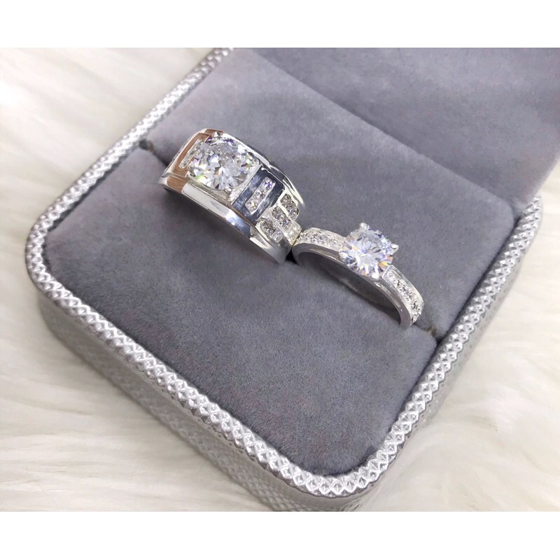 Nhẫn đôi nam nữ NGỌC MẬU mẫu to