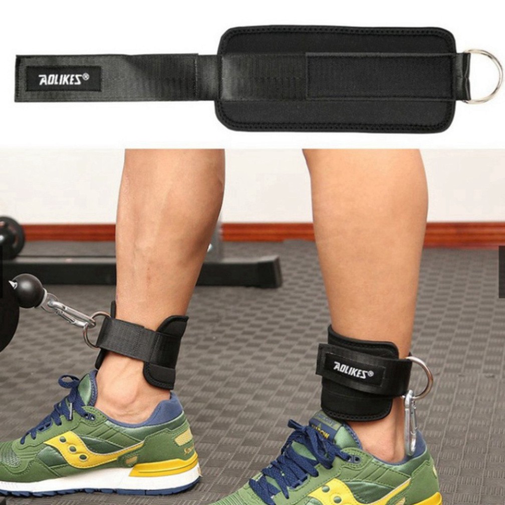 Quấn Cổ Chân Đá Chân Với Cáp Tập Gym , Tập Chân Mông Cho Nữ Chính Hãng Aolikes