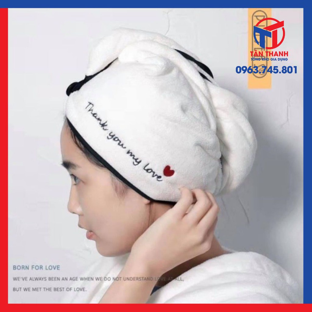 KHĂN SẤY LAU KHÔ TOC CỰC NHANH CỰC MỀM