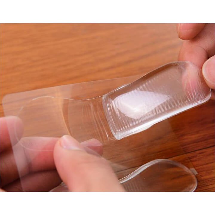 Miếng Dán Gót Giày Silicon Trong Suốt Chống Trầy Trượt Gót Chân Tiện Lợi