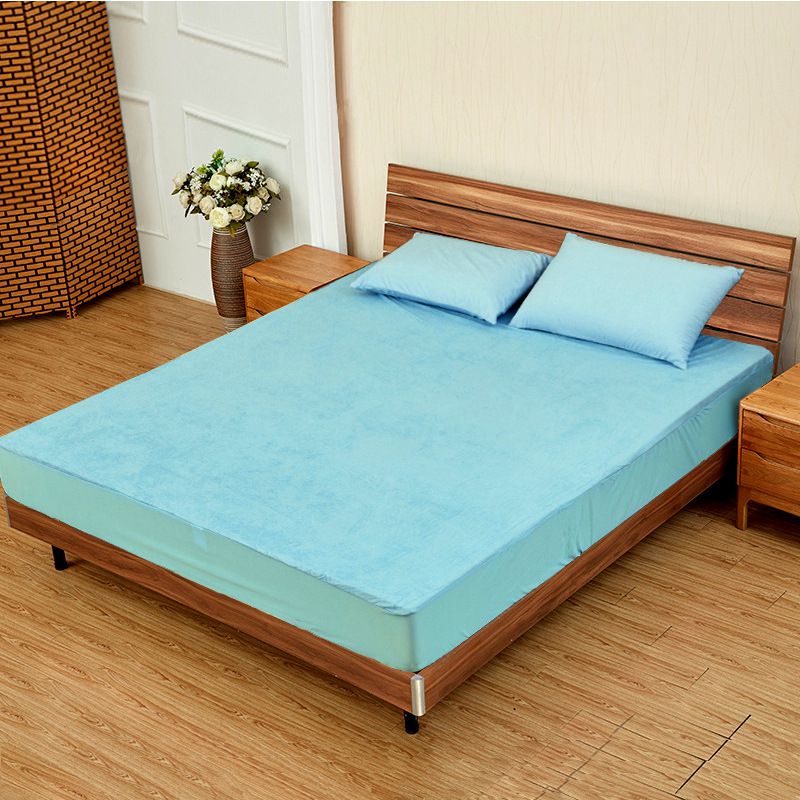 Waterproof Mattress Protector Fitted Sheet Bed Cover Without Pillowcase Big Size