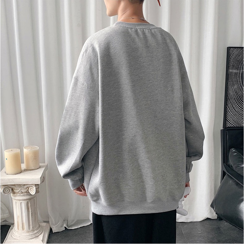 Áo sweater IFNICEFUTURE cổ tròn tay dài phong cách Hong Kong thời trang INS cho học sinh