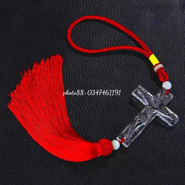 Thánh giá treo gương xe ô tô treo gương trang trí ô tô đem lại bình an