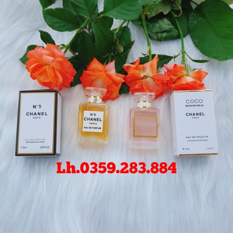 Nước hoa nữ mini Coco, No5 7.5ml hàng chính hãng