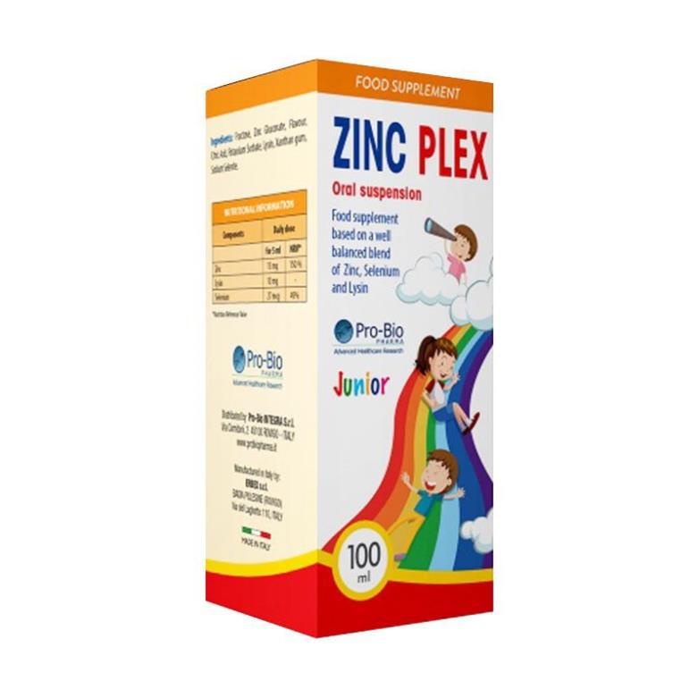 ZinC Plex bổ sung kẽm, Selen, Lysin tăng đề kháng, bé ăn ngon 100ml