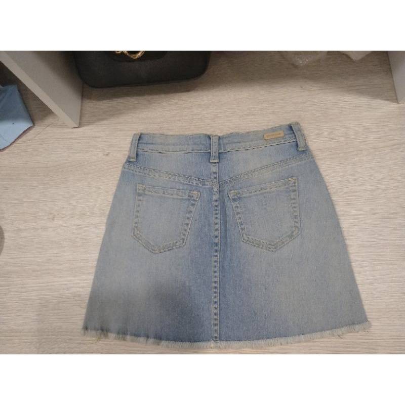 Chân váy jean Express siêu ngắn VNXK cv bò denim mini short skirt xuất khẩu dư xịn