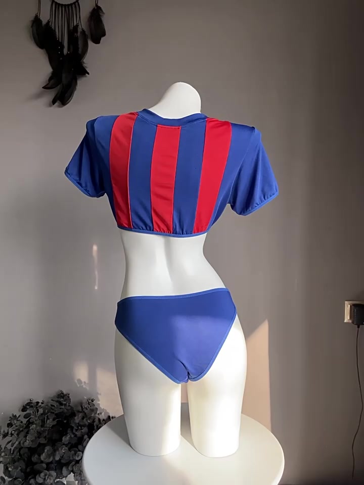 Bộ ngủ 2 mảnh cầu thủ kẻ sọc 2682 | BigBuy360 - bigbuy360.vn