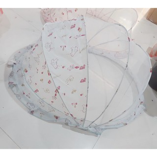 Màn, mùng, nôi chụp cho em bé