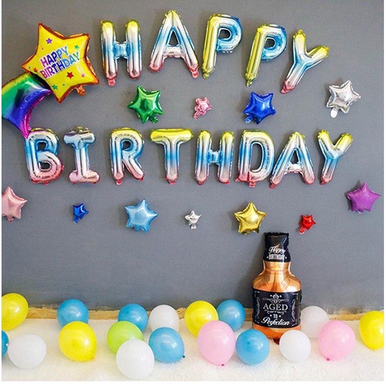 [Ảnh thật] Set trang trí sinh nhật lung linh HPBD (COMBO 55)