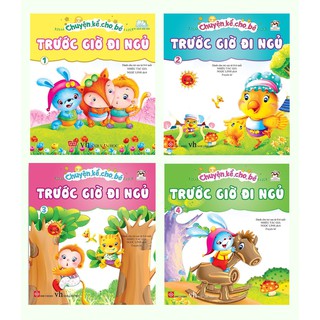Sách - Chuyện Kể Cho Bé Trước Giờ Đi Ngủ (bộ 4 tập) - Tập lẻ tự chọn